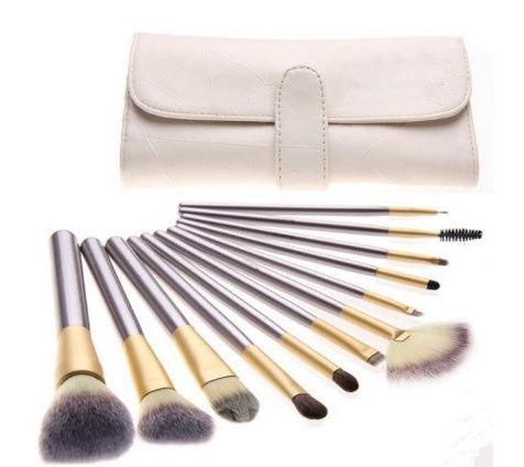 Persian Make-up Brush Suit Rice White Make Up Brush, Champagne Color Brush Handle Make-up Brush Without What Else You Got?
