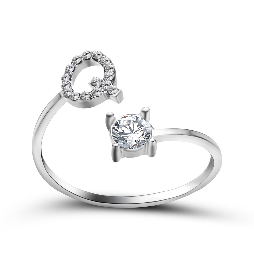 New Design Adjustable 26 Initial Letter Ring Fashion Jewelry For Women Simple Elegant Jewelry What Else You Got?