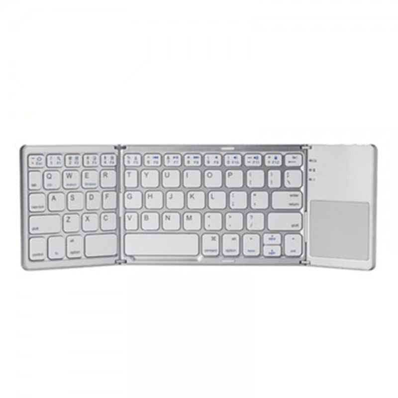 Pocket-Sized Folding Bluetooth Keyboard – Ideal for Tablets, Phones & Laptops