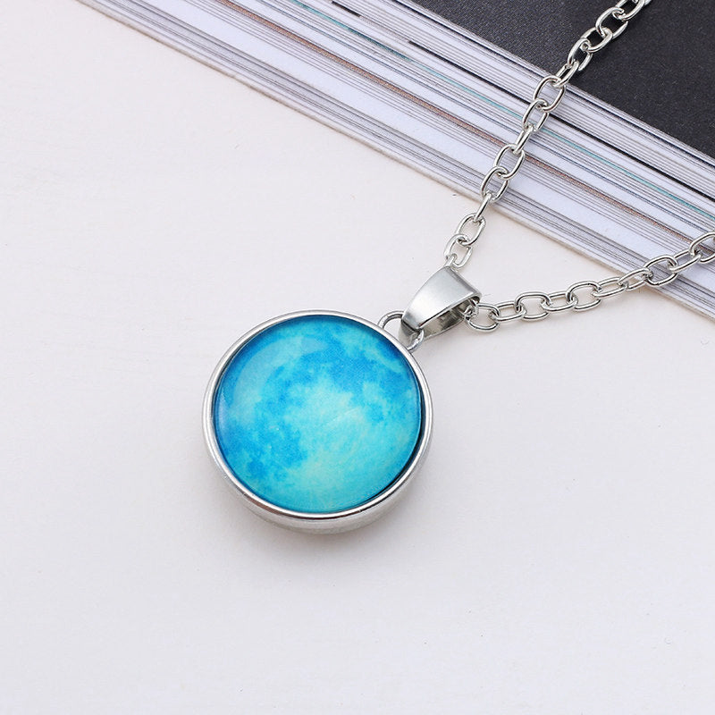 Galaxy Planet Glass Luminous Necklace What Else You Got?