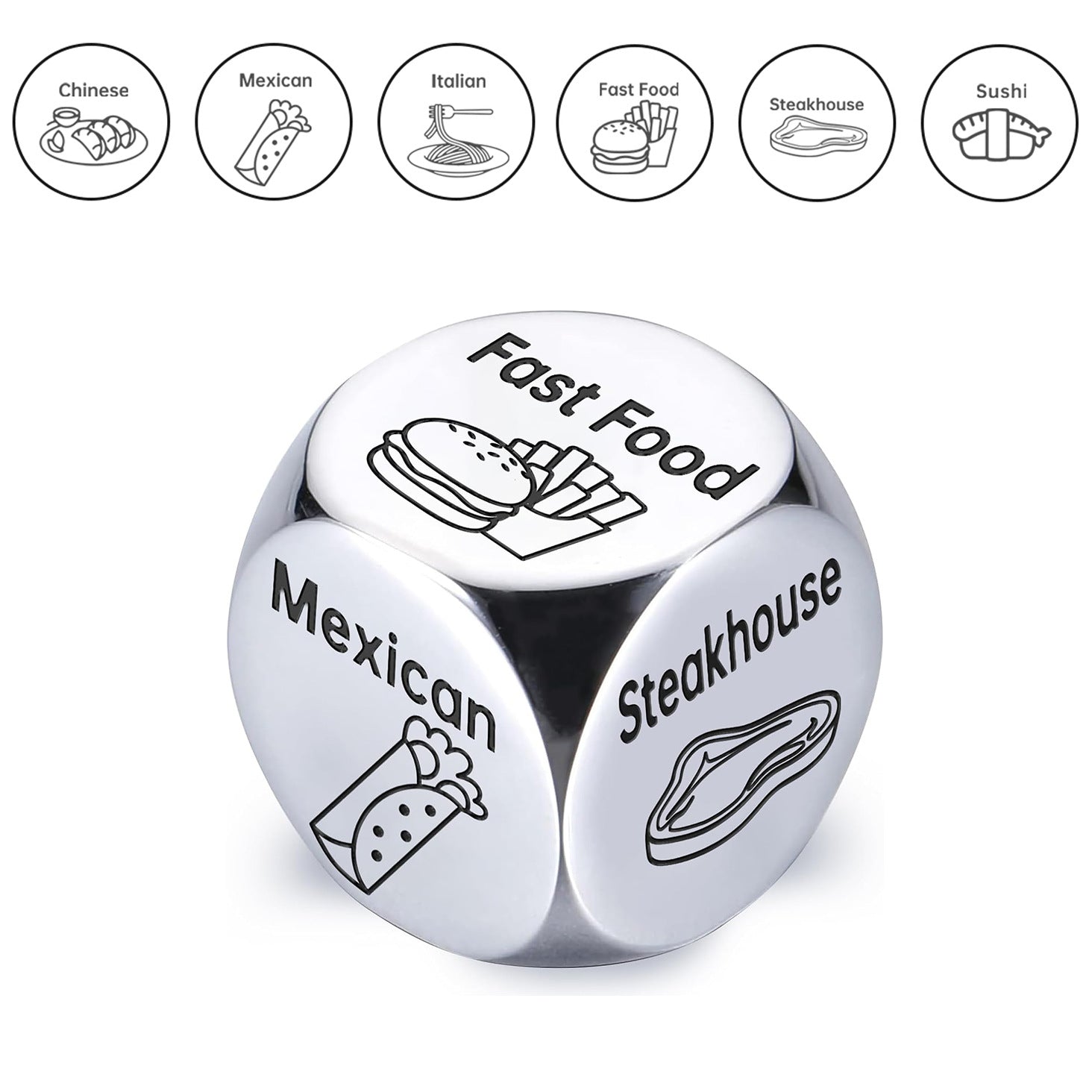 Funny Decision Dice Couple Lovers Date Night Games Party Toy Food Movie Decision Dice Valentine's Day Gift What Else You Got?