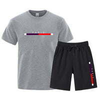 Men’s Cotton T-Shirt & Shorts Set – Breathable Casual Two-Piece Outfit S–3XL