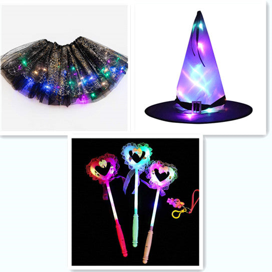 Magical & Luminous  LED Princess Halloween Tutu Skirt Sequins Shiny Skirt What Else You Got?
