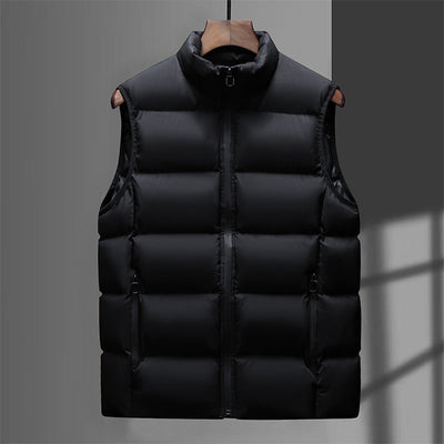 Men's Premium Thickened Casual Vest - All-Season Cotton Waistcoat for Everyday Wear