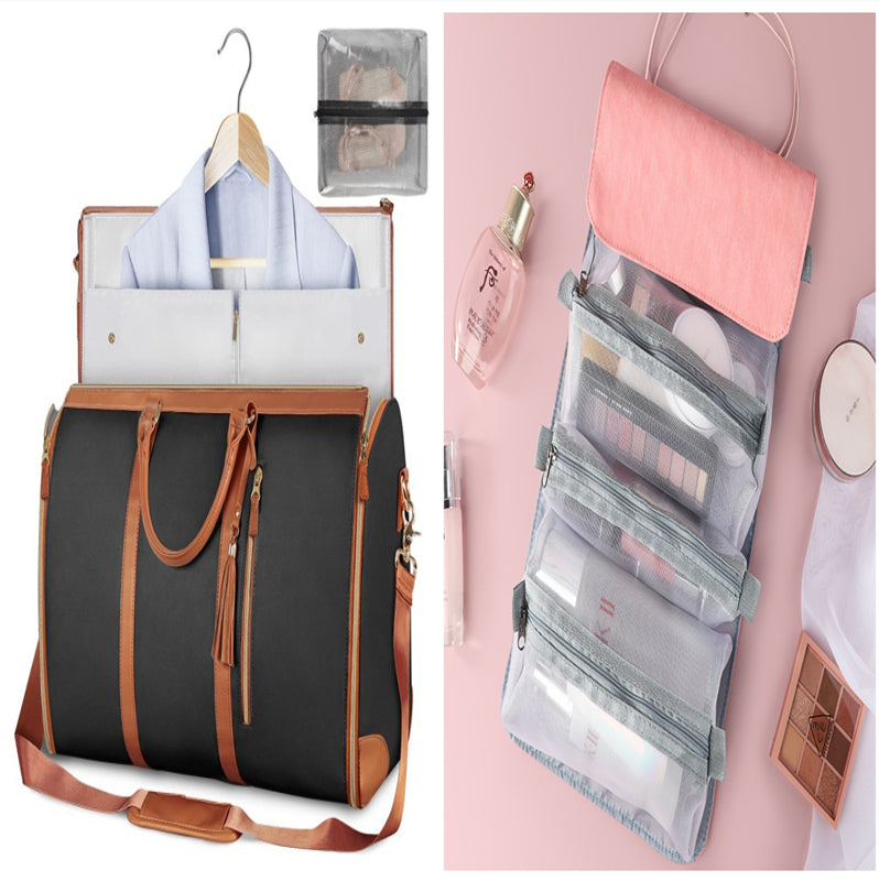 Large Capacity Travel Duffle Bag Women's Handbag Folding Suit Bag Waterproof Clothes Totes What Else You Got?