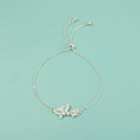 Glow-in-the-Dark Butterfly Bracelet – Electroplated Copper Bangle