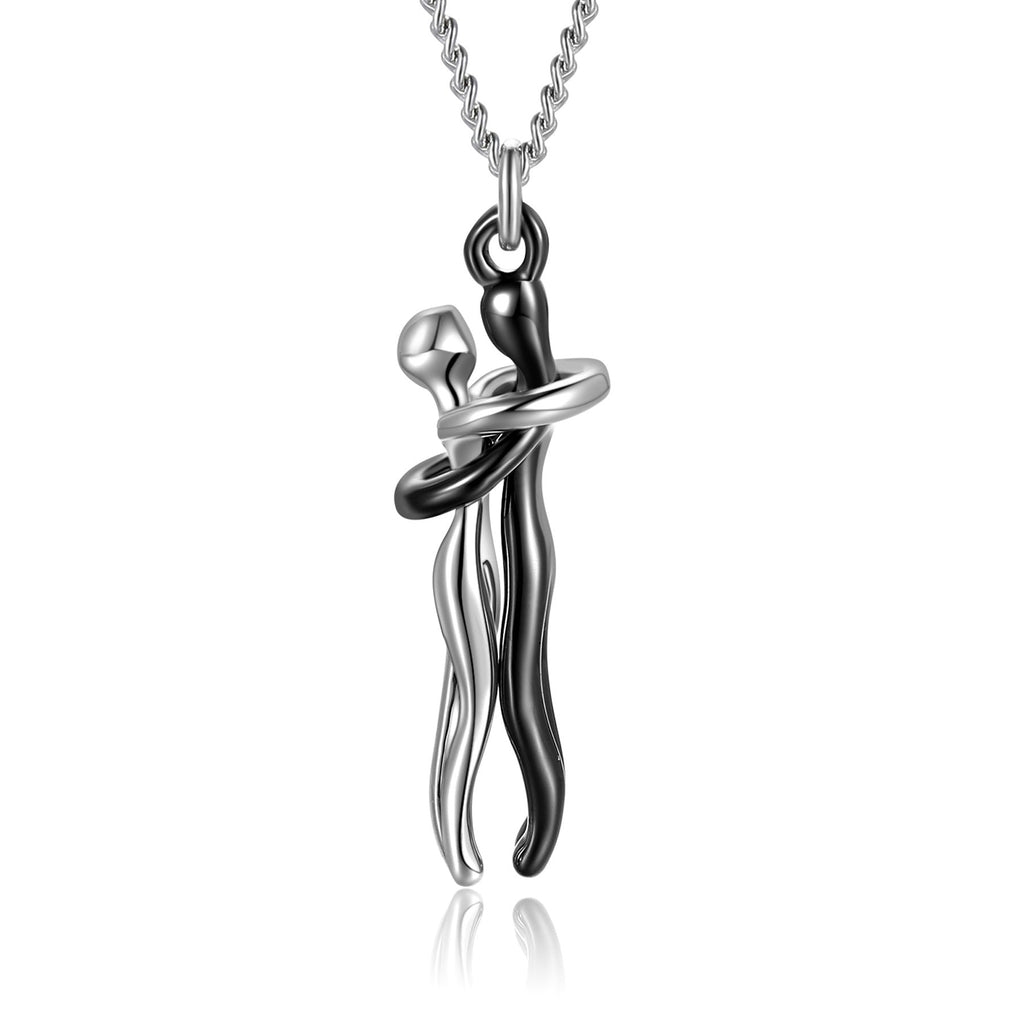 Love Hug Necklace Unisex Men Women Couple Jewelry Simple Temperament Clavicle Chain Valentines Day Lover Gift What Else You Got?