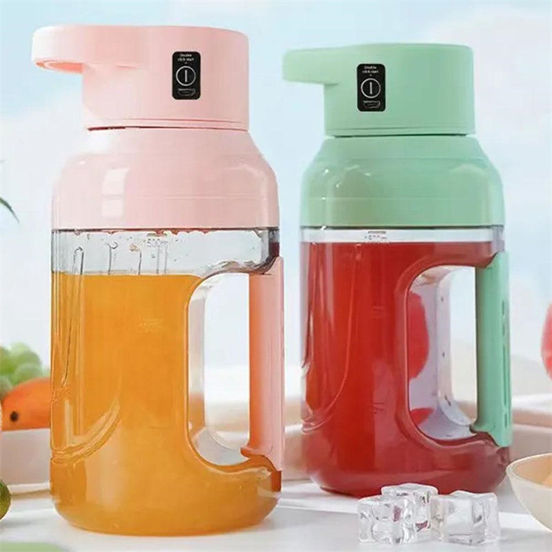 New Arrival Summer Electric Juicer Portable Large Capacity 1500ml Juice USB Rechargeable Electric Portable Blender Kitchen Gadgets What Else You Got?