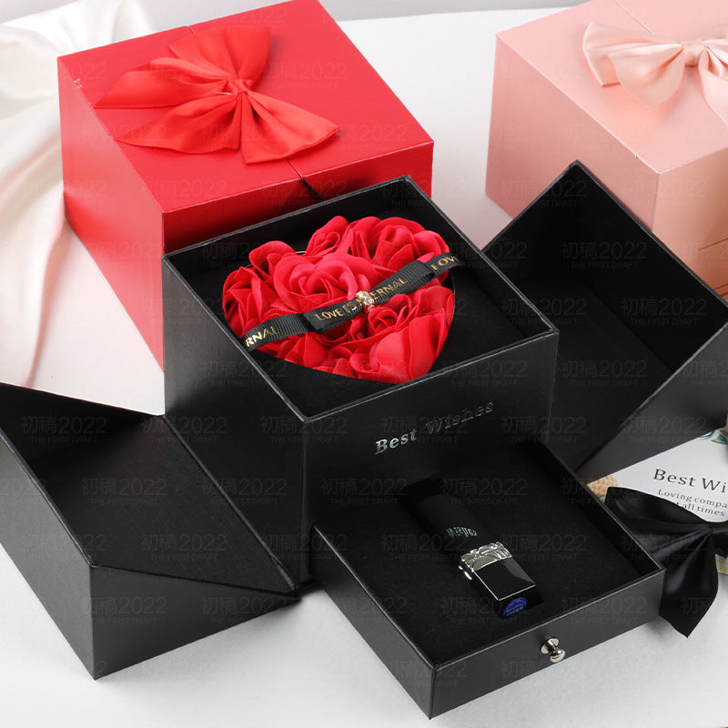 Double Life Rose Jewelry Packaging Gift Box What Else You Got?