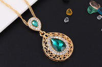 Electroplated Alloy Jewelry Set – Necklace & Earrings for Everyday & Special Occasions