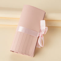 11-Piece Christian Makeup Brush Set - Elegant Wooden Handles & Gift-Ready Pink Bag