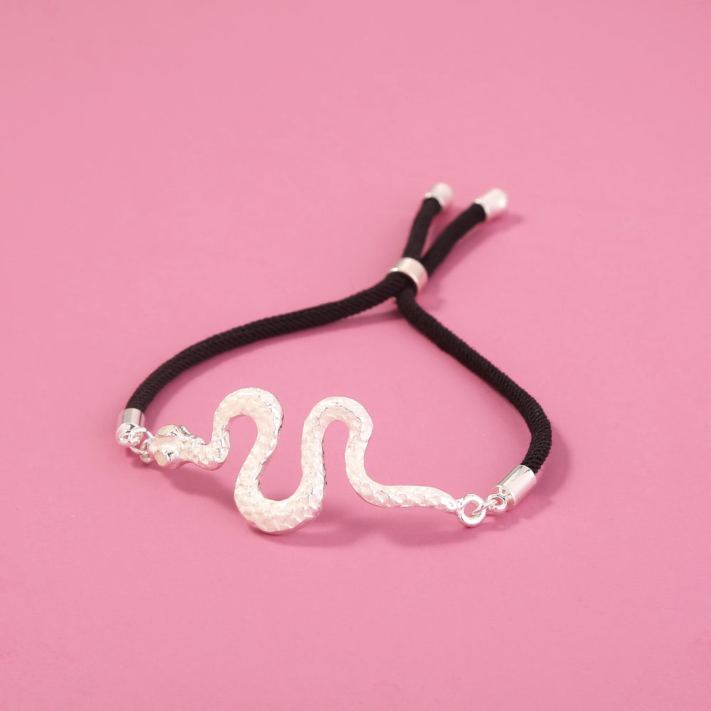 Silver Snake, glow-in-the-dark oil necklace What Else You Got?