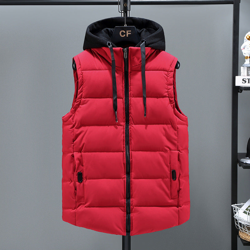 Men’s Extra-Thick Padded Vest – Casual Winter Down & Cotton Gilet What Else You Got?