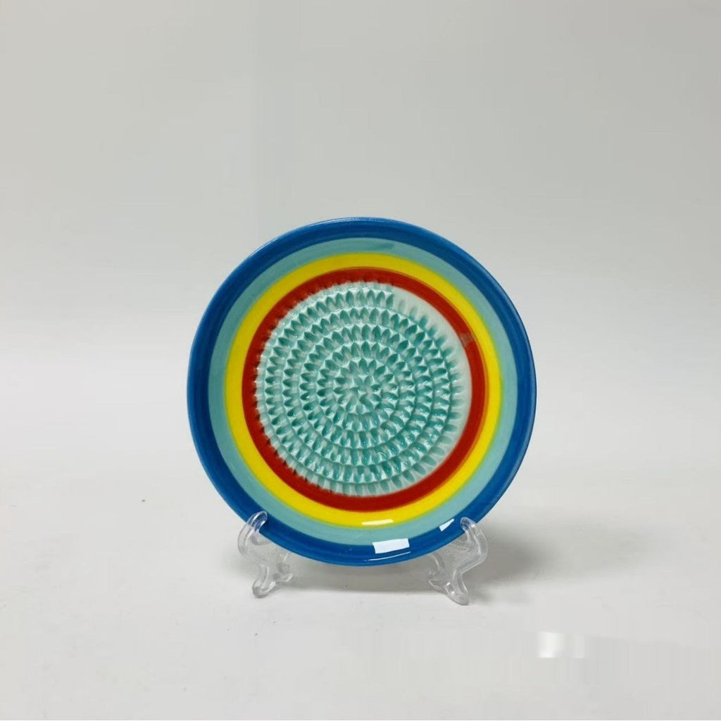 Ceramic Garlic & Ginger Grater Plate - Dishwasher Safe for Fresh Mincing What Else You Got?