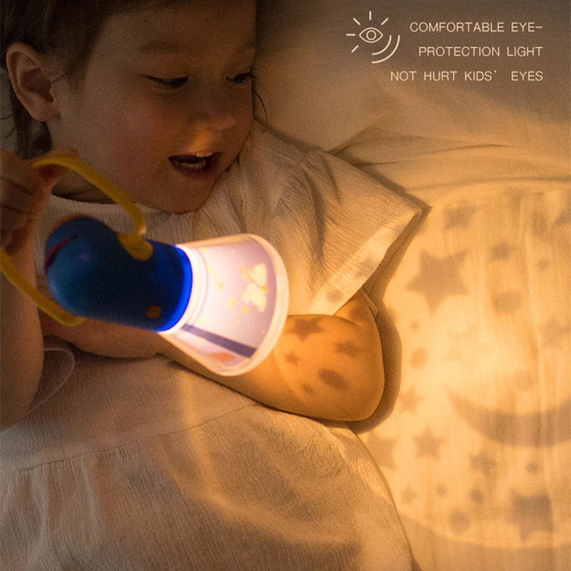 Children's Toy Storybook Torch Projector Kaleidoscope Sky Handrail Galaxy Night Light Up Cartoon Baby Toys Kids Educational Toys What Else You Got?