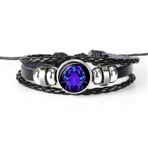 12 Zodiac Constellation Bracelet Luminous Braided Design Bracelet For Men Women Kids What Else You Got?