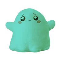 Luminous Ghost Cat Plush Toy – Glow-in-the-Dark Halloween Decor for Kids