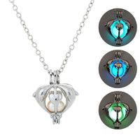 Glow-in-the-Dark Dolphin Necklace – Luminous Ocean Pendant Jewelry