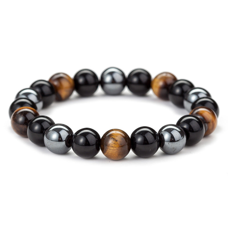 Tiger Eye Stone Bracelet – Handcrafted Energy Beads for Men & Women – Natural Grounding & Confidence Jewelry