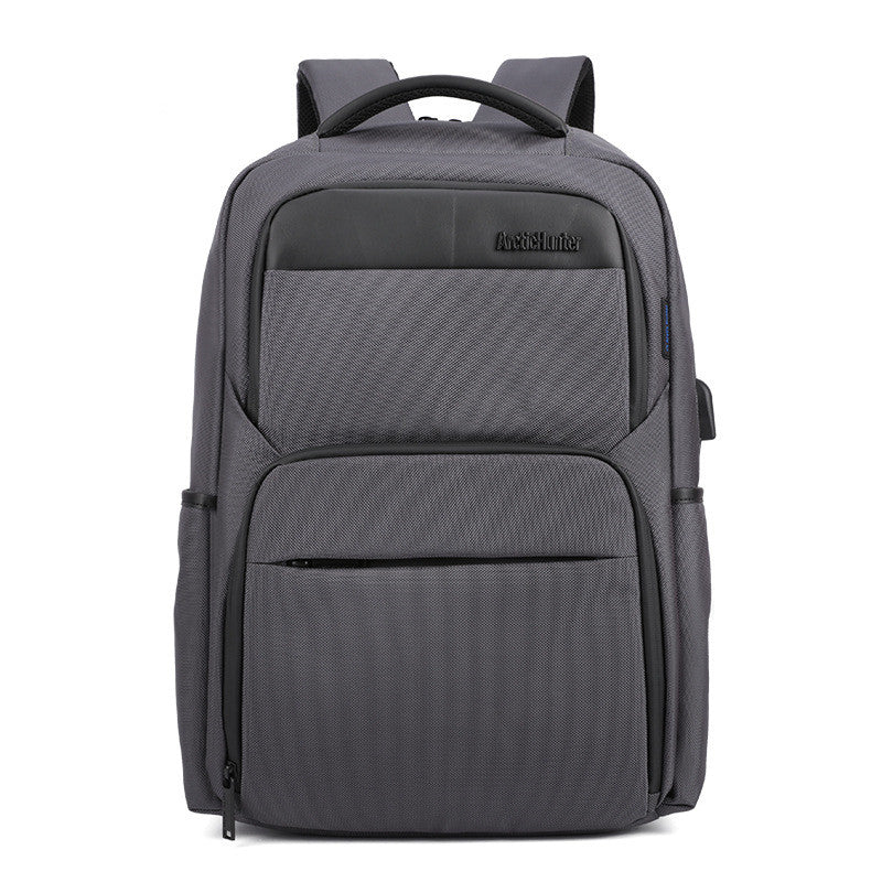 Men's USB Charging Anti-Theft Backpack - Waterproof 28L Travel & Work Bag with Hidden Zipper
