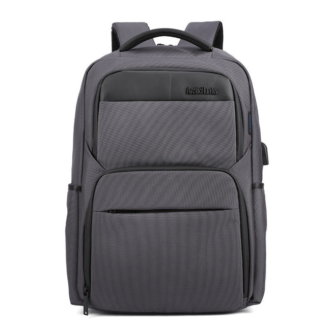 Men's USB Charging Anti-Theft Backpack - Waterproof 28L Travel & Work Bag with Hidden Zipper