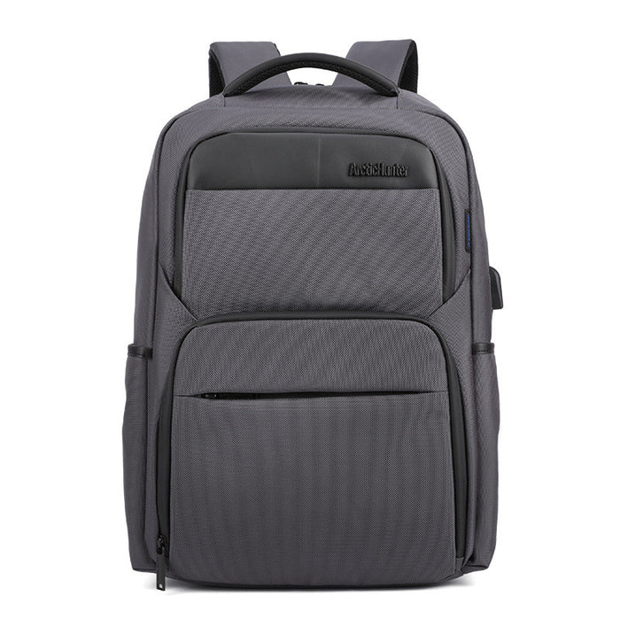 Men's USB Charging Anti-Theft Backpack - Waterproof 28L Travel & Work Bag with Hidden Zipper