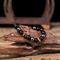 Tiger Eye Stone Bracelet – Handcrafted Energy Beads for Men & Women – Natural Grounding & Confidence Jewelry