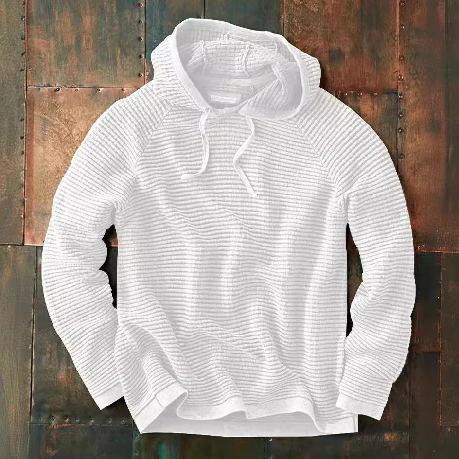 Men’s Loose-Fit Hooded Sweatshirt – Polyester Casual Streetwear Pullover S–4XL