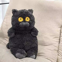 Adorable Kitty Doll Interpupil Cat Plush Throw Pillow - Soft & Cuddly Decor for Home & Gift