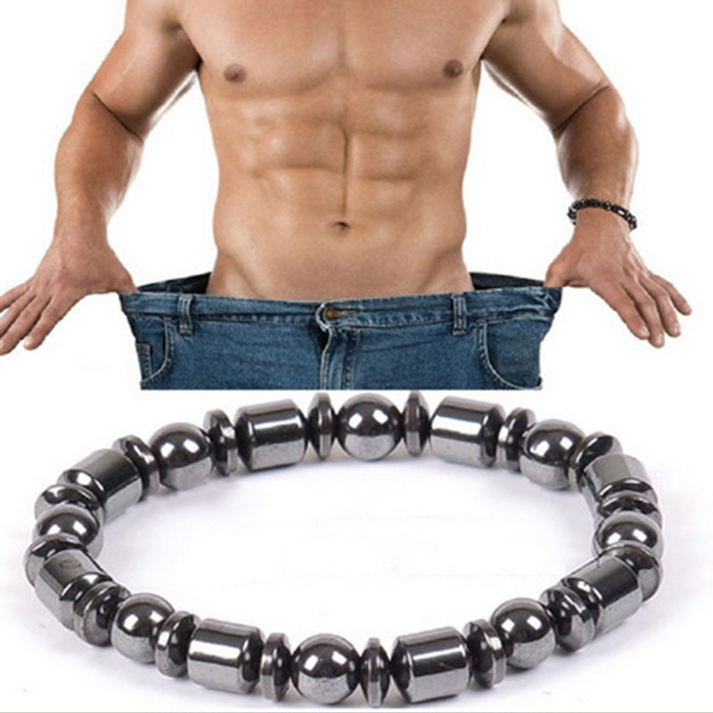 Magnetic Hematite Bead Bracelet – Pentagram Stone Stretch Bracelet for Men & Women What Else You Got?