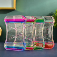 Elegant Fluid Hourglass Timer - Quicksand Decor for Home & Office - Resin Timepiece Gift