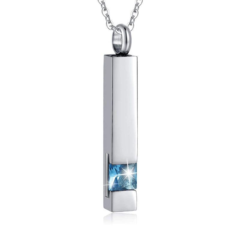 Twelve Birthday Stone Ashes Necklace Can Be Opened With Diamonds Zodiac What Else You Got?