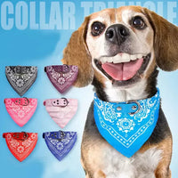 Adjustable Triangle Scarf Bandana for Dogs & Cats – Stylish & Comfortable Pet Accessory