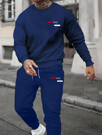 Men's Cozy Fleece Hoodie & Pants Set – Casual Loungewear