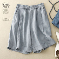 Comfy Plus-Size Straight-Leg Shorts – Flattering & Breathable Women's Shorts for Everyday Wear