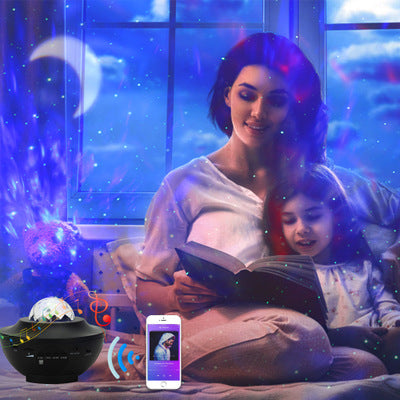 LED Music Night Light – USB Ambient Light with Speaker