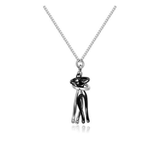 Love Hug Necklace Unisex Men Women Couple Jewelry Simple Temperament Clavicle Chain Valentines Day Lover Gift What Else You Got?