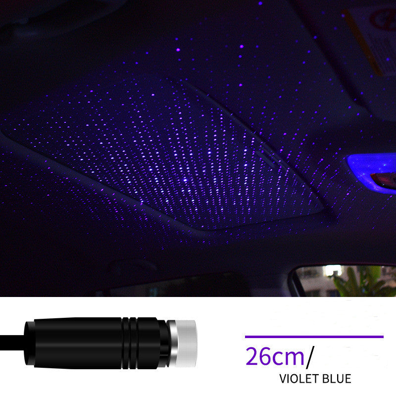 USB Starry Sky Car Light Projector – Galaxy LED Interior Ambient Lighting with Voice Control What Else You Got?