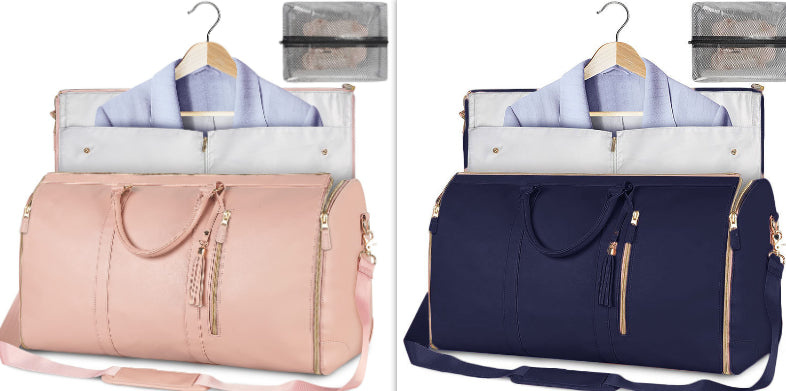 Large Capacity Travel Duffle Bag Women's Handbag Folding Suit Bag Waterproof Clothes Totes What Else You Got?