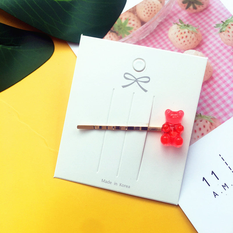 Acrylic Jelly Bear Candy Color Hair Clip What Else You Got?