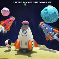 Kids Space Rocket Water Sprinkler Toy - Fun Outdoor Activity for Kids