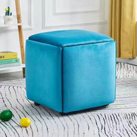 Rubik’s Cube 5-in-1 Storage Ottoman – Multifunctional Stool with Hidden Storage