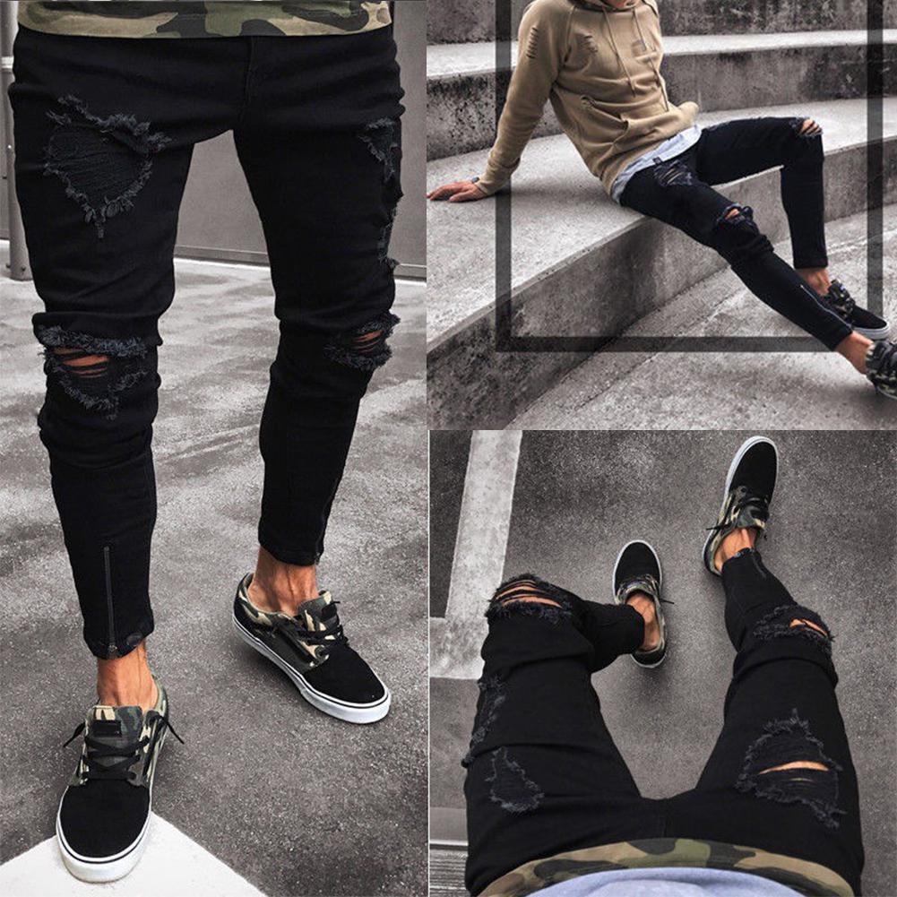 Pants Jeans For Men Trousers Long Basic Broken Clothes What Else You Got?