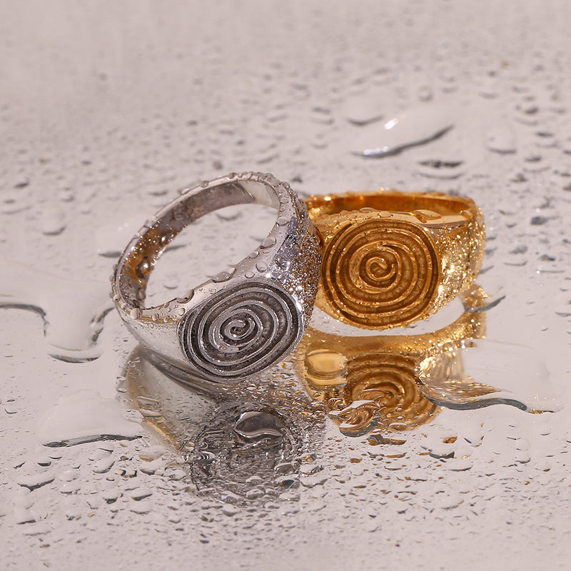 Fashion Temperament Fingerprint Ring For Women