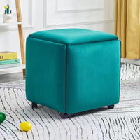 Rubik’s Cube 5-in-1 Storage Ottoman – Multifunctional Stool with Hidden Storage