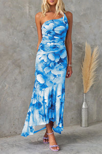 Graceful Blooms One-Shoulder Summer Dress | God's Grace in Every Stitch | Free Shipping