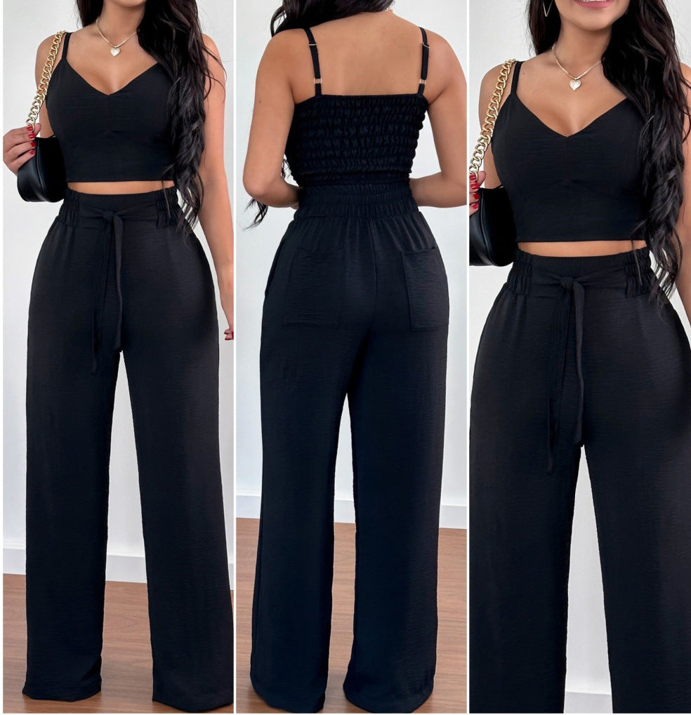 Women’s Slim Pleated Two‑Piece Set What Else You Got?