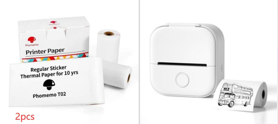 Portable Mini Thermal Label Printer Home Photo Printer Student Wrong Question Printer Bluetooth-compatible Mini Label Printer Price Tag What Else You Got?