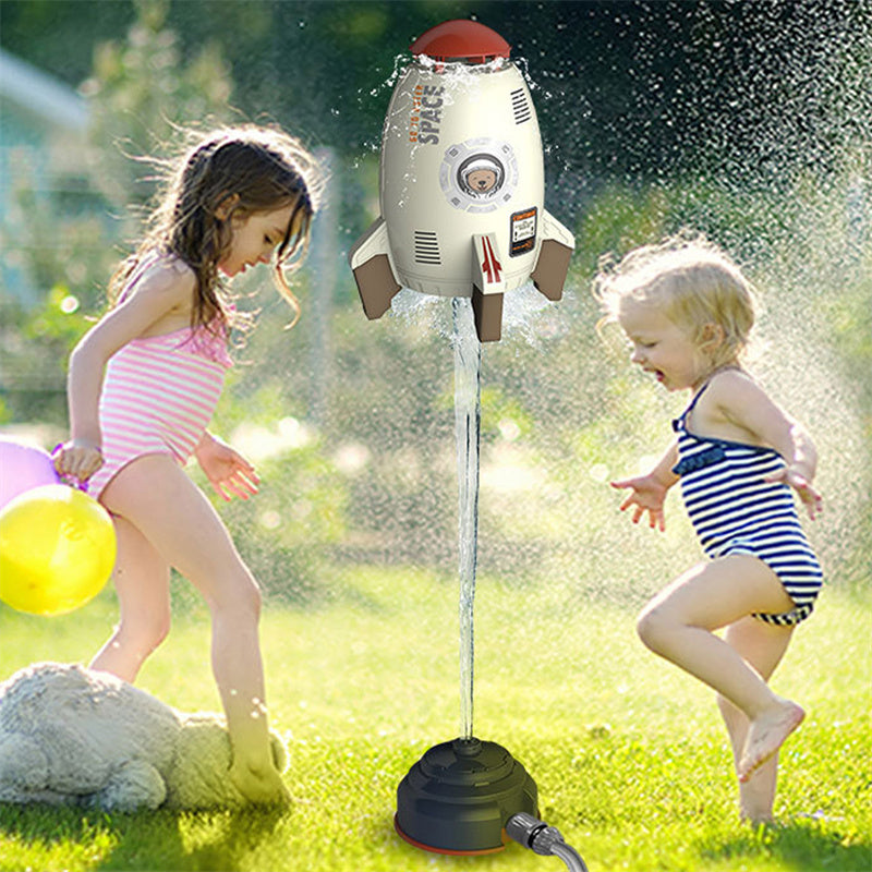 Rocket Water Sprinkler Launcher Toy – Outdoor Flying Spray Toy for Kids Summer Fun What Else You Got?