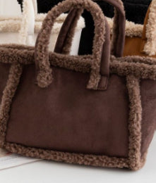 Womens Plush Crossbody Tote Bag What Else You Got?